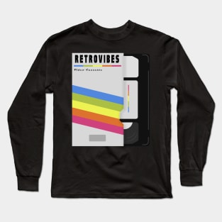 VHS retro vibes Long Sleeve T-Shirt